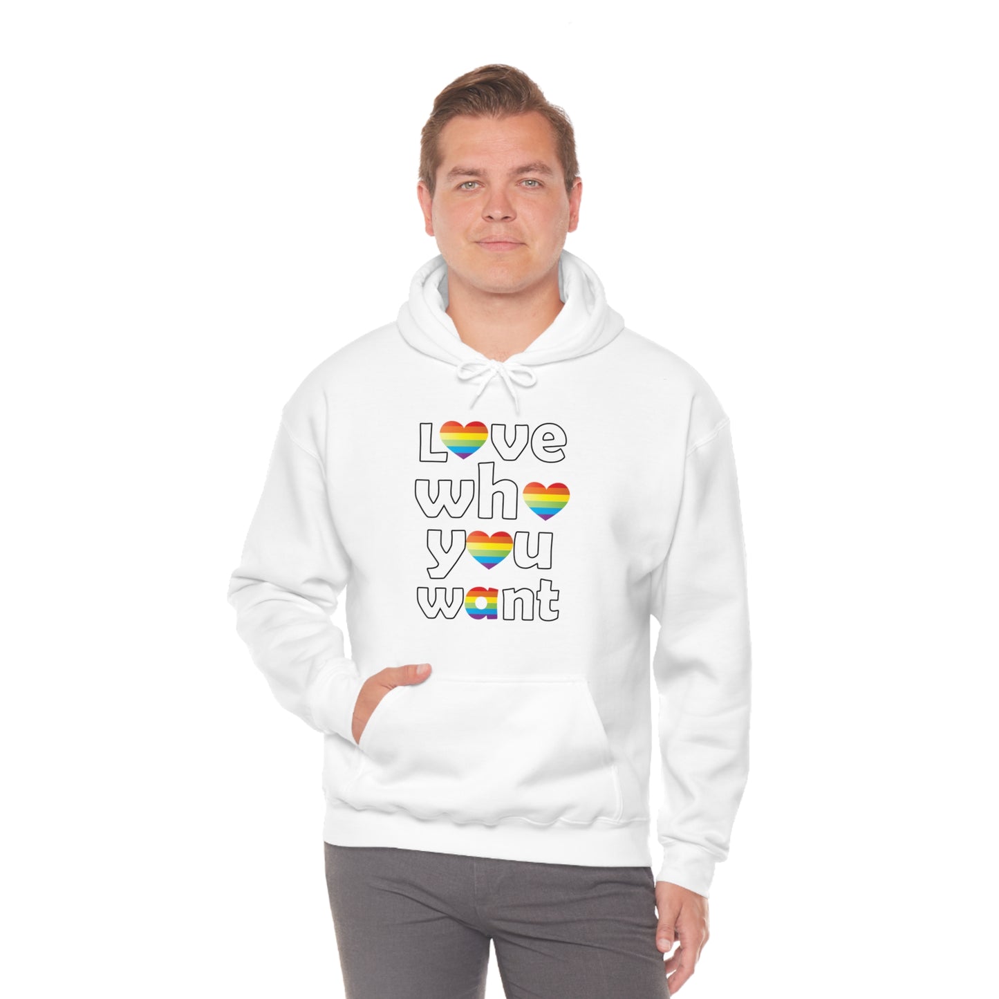 Love who you want Hoodie