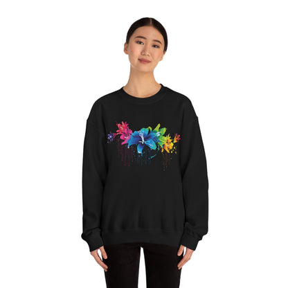 Beautiful colorful flowers Crewneck Sweatshirt