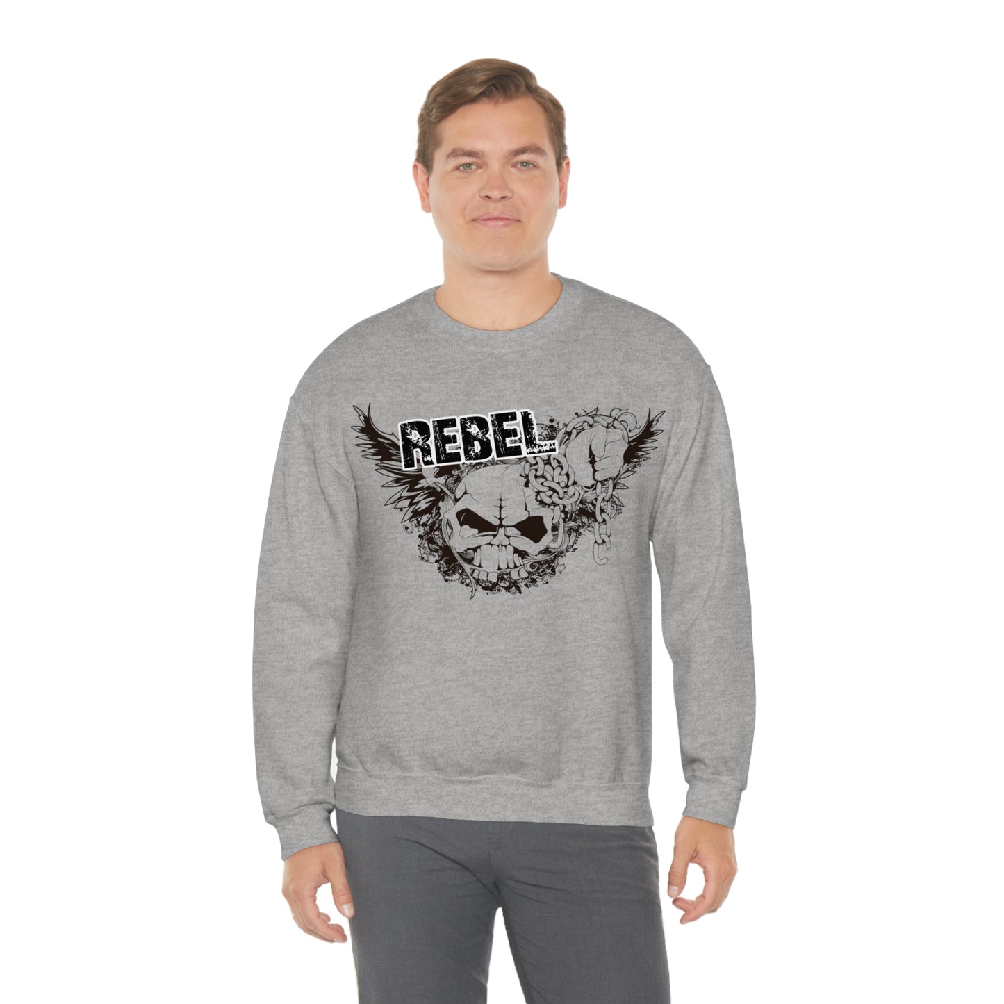 Rebel Skully Crewneck Sweatshirt