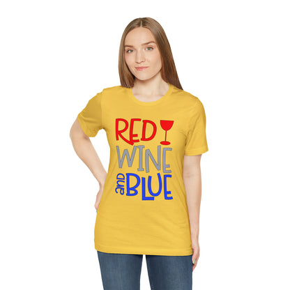 Red Wine Blue T-Shirt