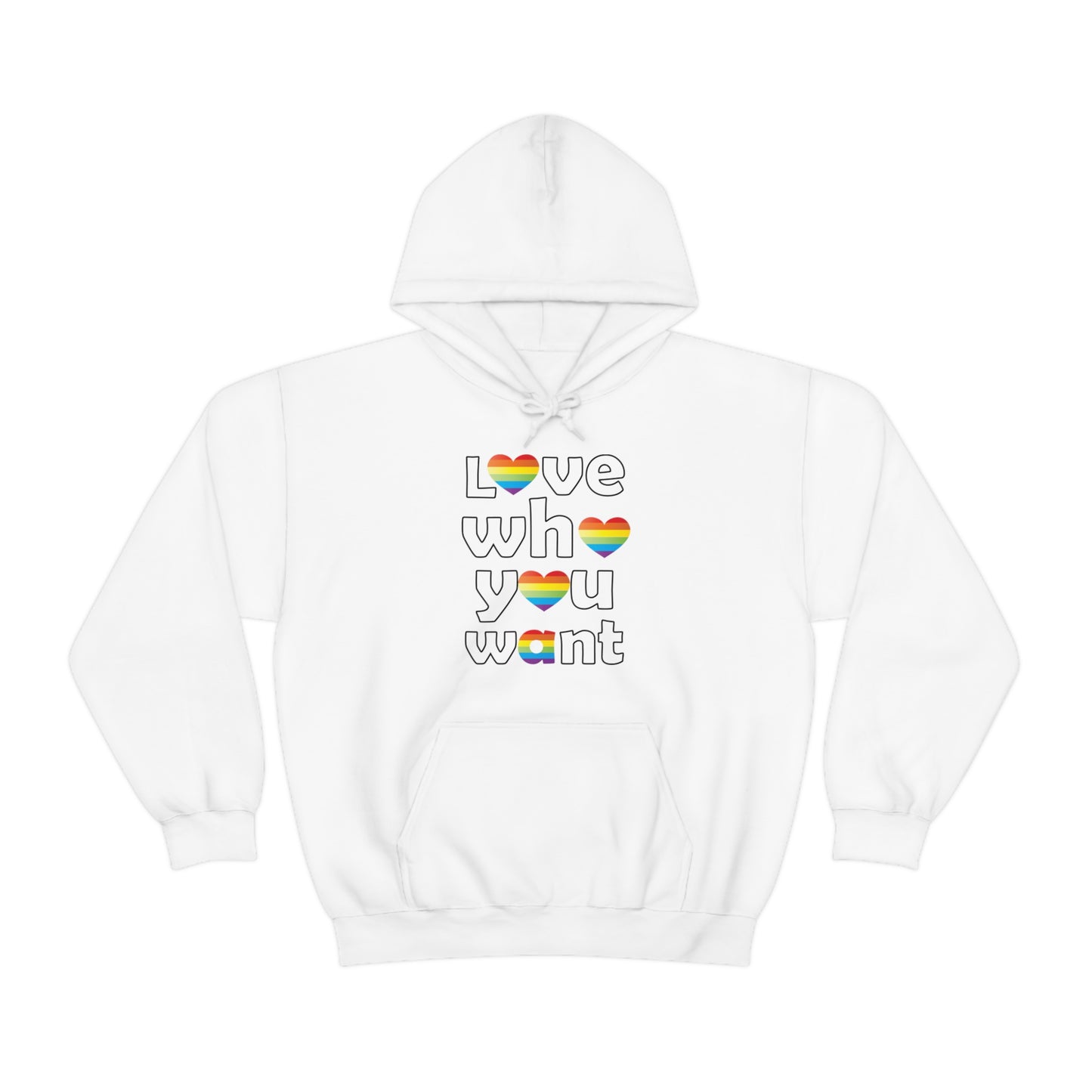 Love who you want Hoodie