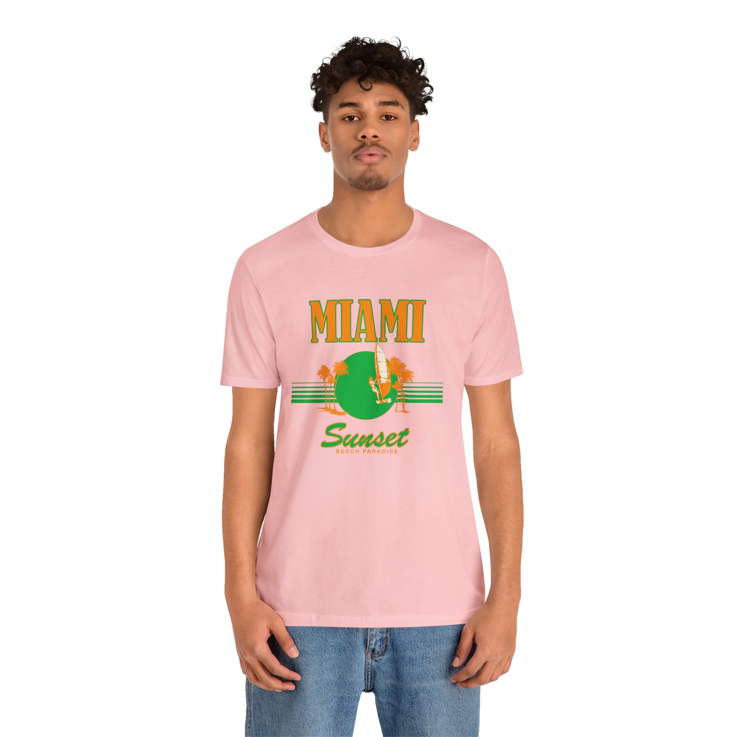 Miami Sunset Beach Paradise T-Shirt