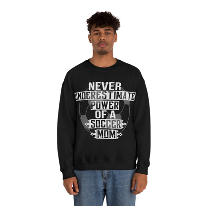 Power of a Soccer mom Crewneck Sweatshirt