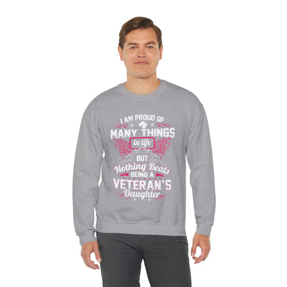 Proud veteran dad Crewneck Sweatshirt