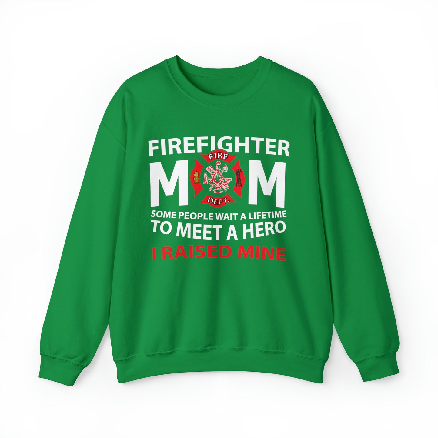 Firefighter Mom Crewneck Sweatshirt