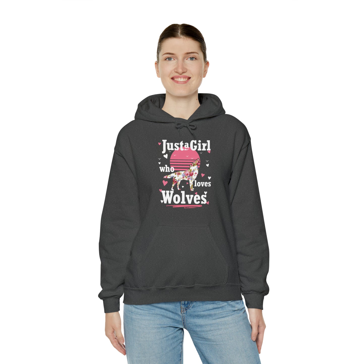 Just A Girl Who Loves Wolves Hoodie