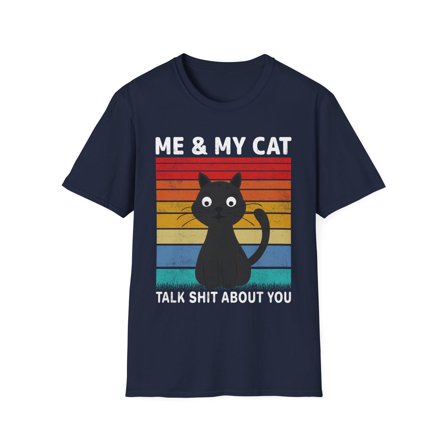 Me and my cat talk about you vintage T-Shirt