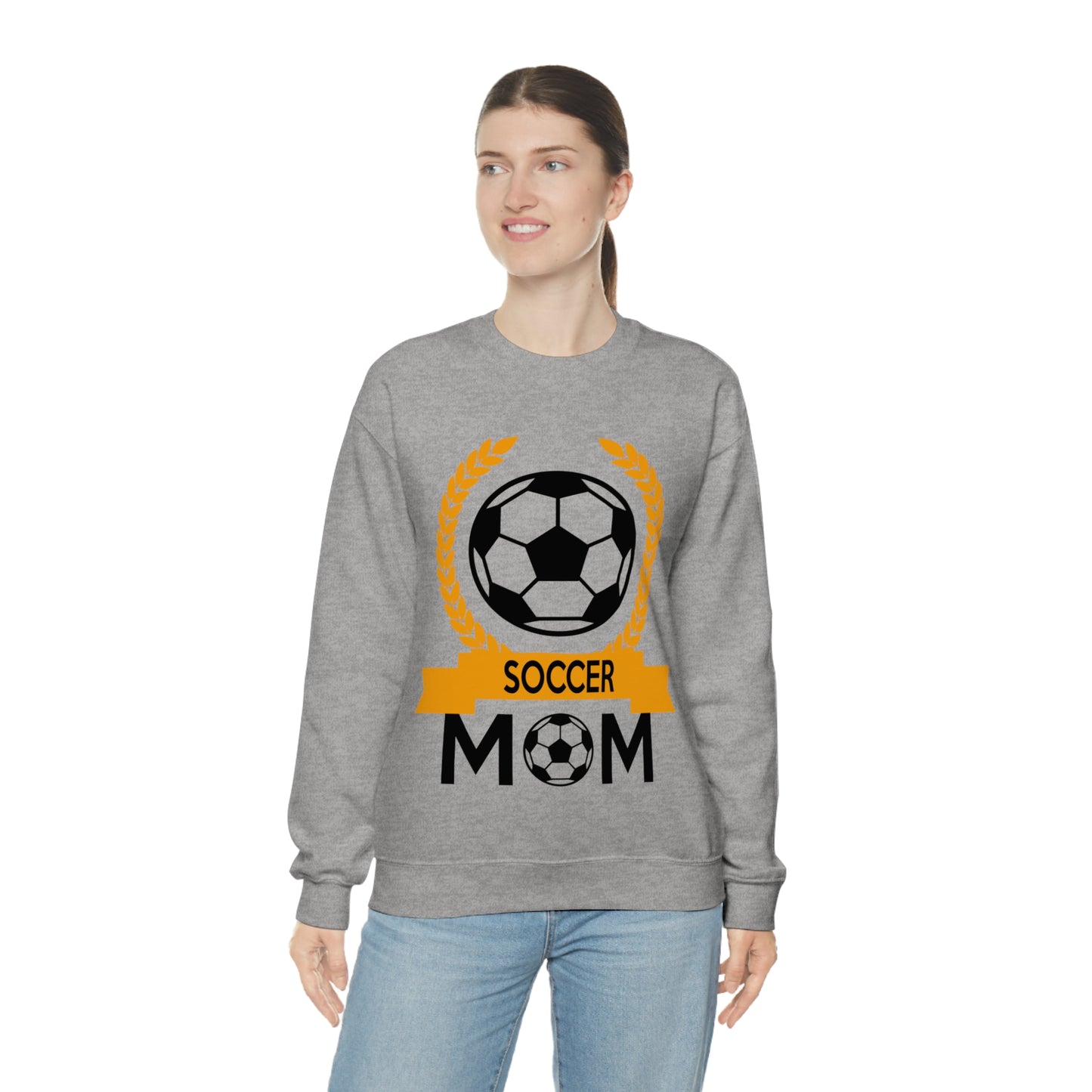 Soccer mom crest Crewneck Sweatshirt