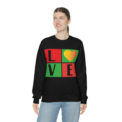 Love Squares Crewneck Sweatshirt