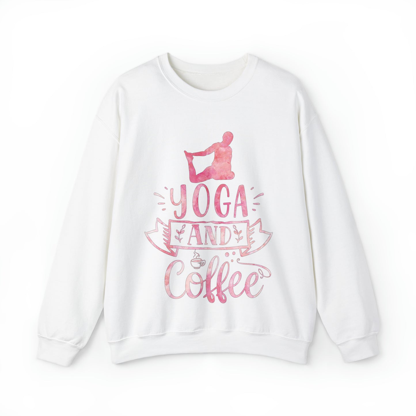 Yoga And Coffee Crewneck Sweatshirt