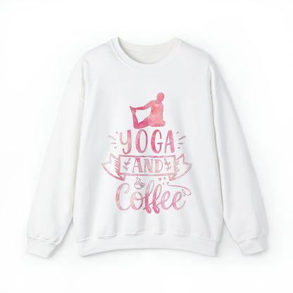 Yoga And Coffee Crewneck Sweatshirt