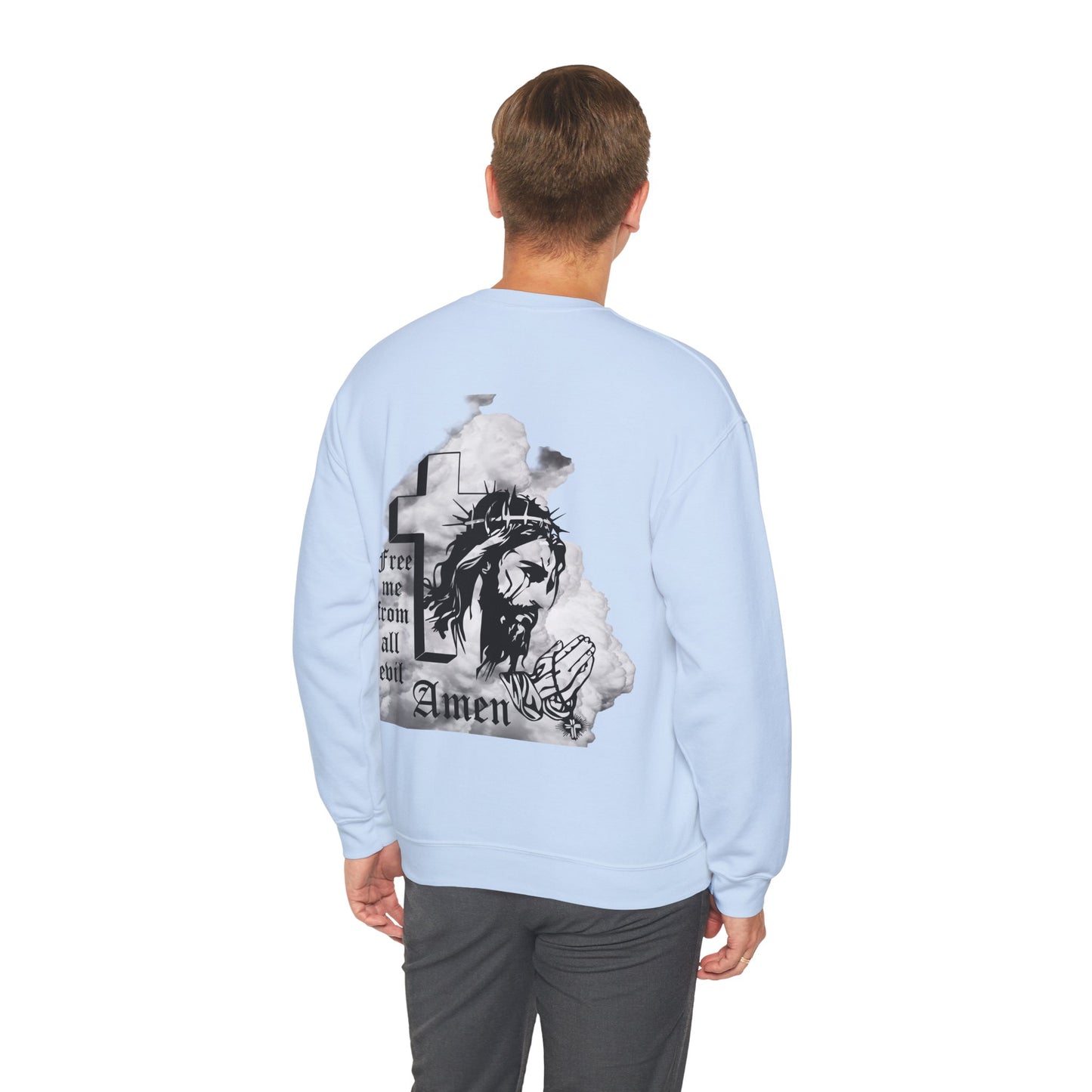 Free me from all evil Crewneck Sweatshirt