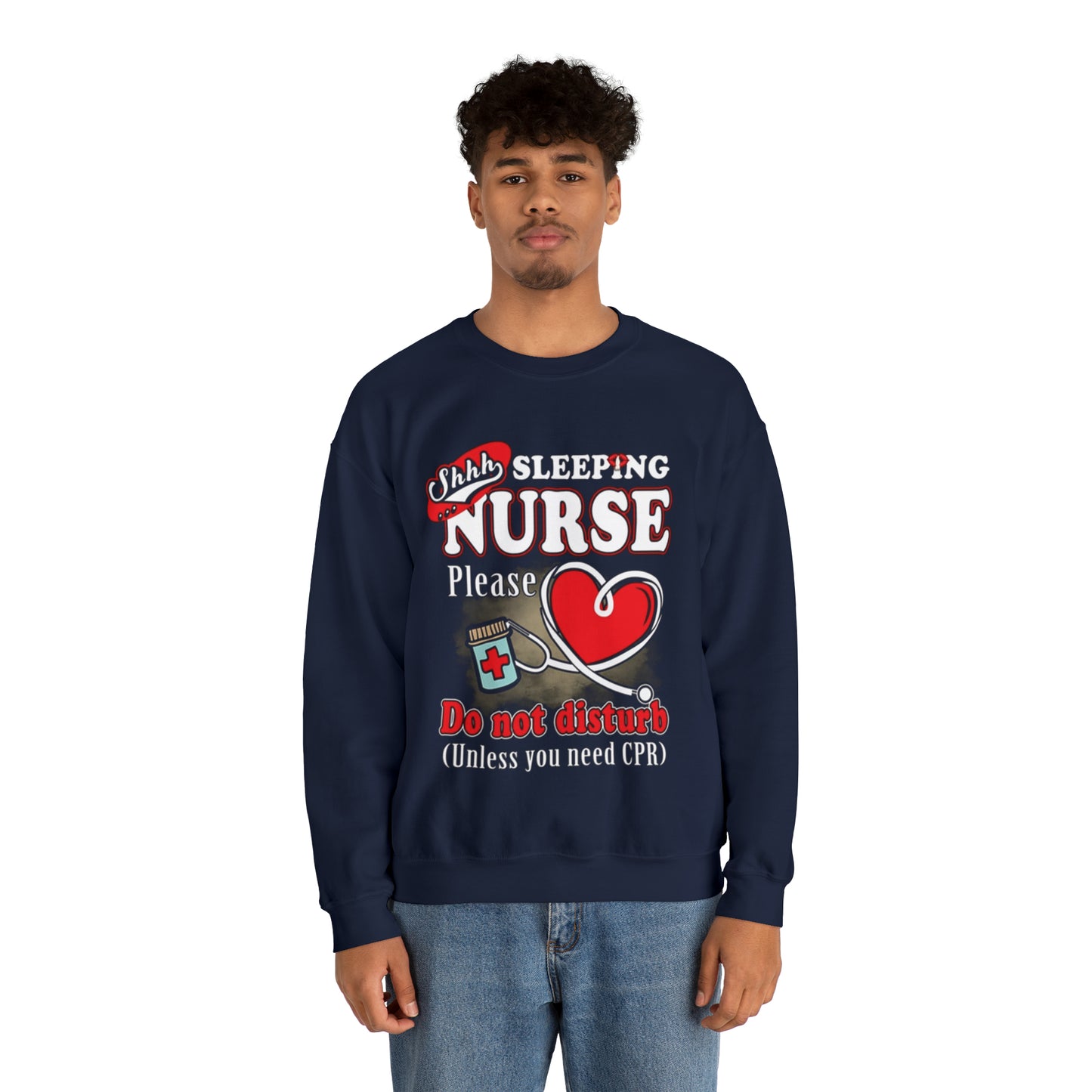 Sleeping nurse Crewneck Sweatshirt