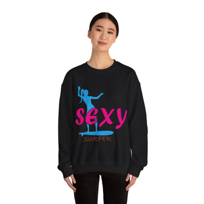 Sexy Surfer Crewneck Sweatshirt