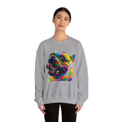 Colorful Dog Crewneck Sweatshirt