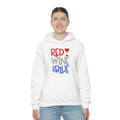 Red Wine Blue Hoodie