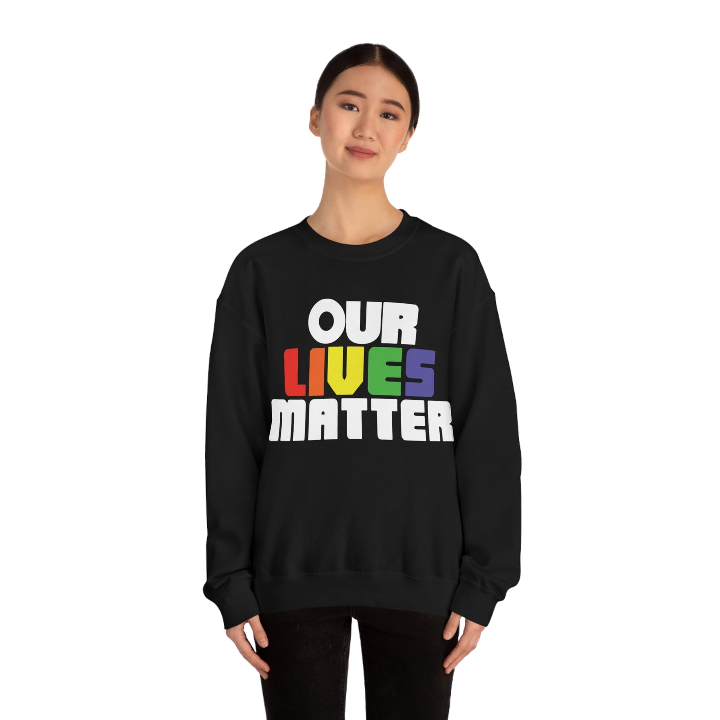 Our lives matter Crewneck Sweatshirt