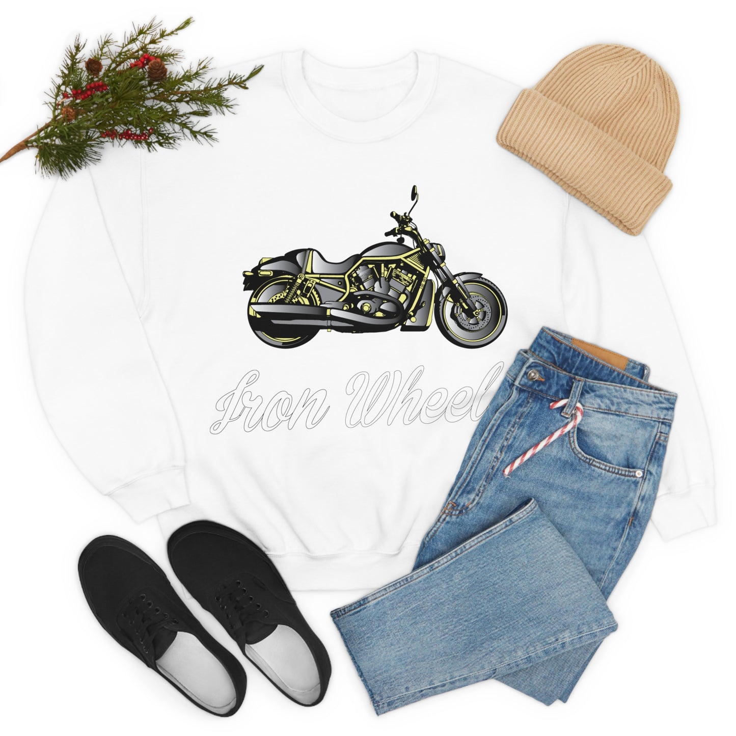 Iron wheels Crewneck Sweatshirt