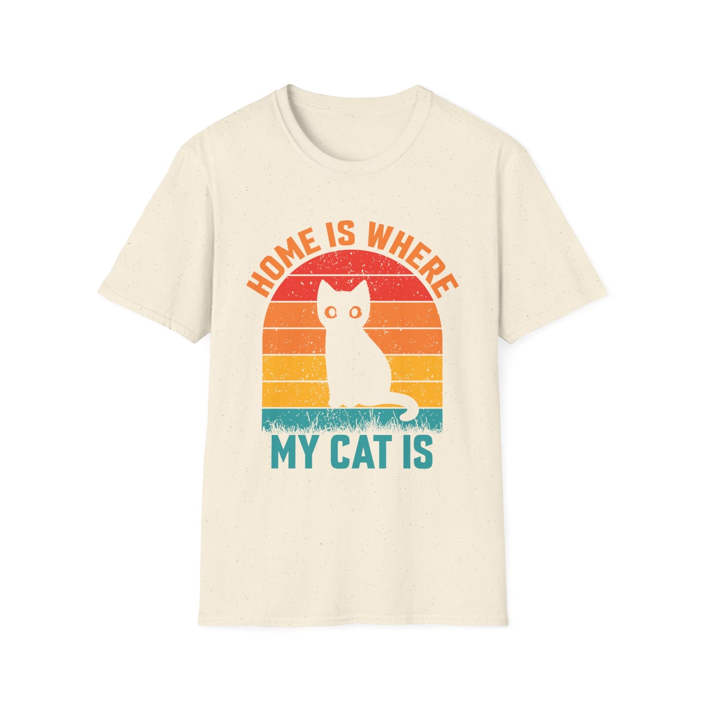 Home is where my cat is vintage T-Shirt