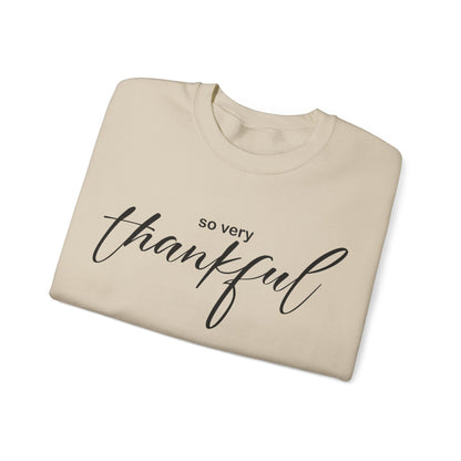 So very thankful Crewneck Sweatshirt