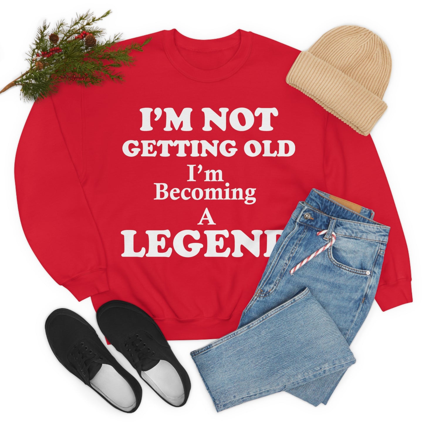 Becoming a legend Crewneck Sweatshirt