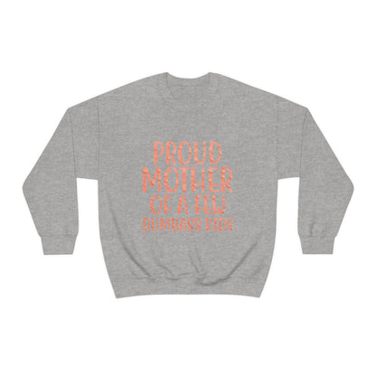 Proud mother of a few dumbass kids-01 Crewneck Sweatshirt