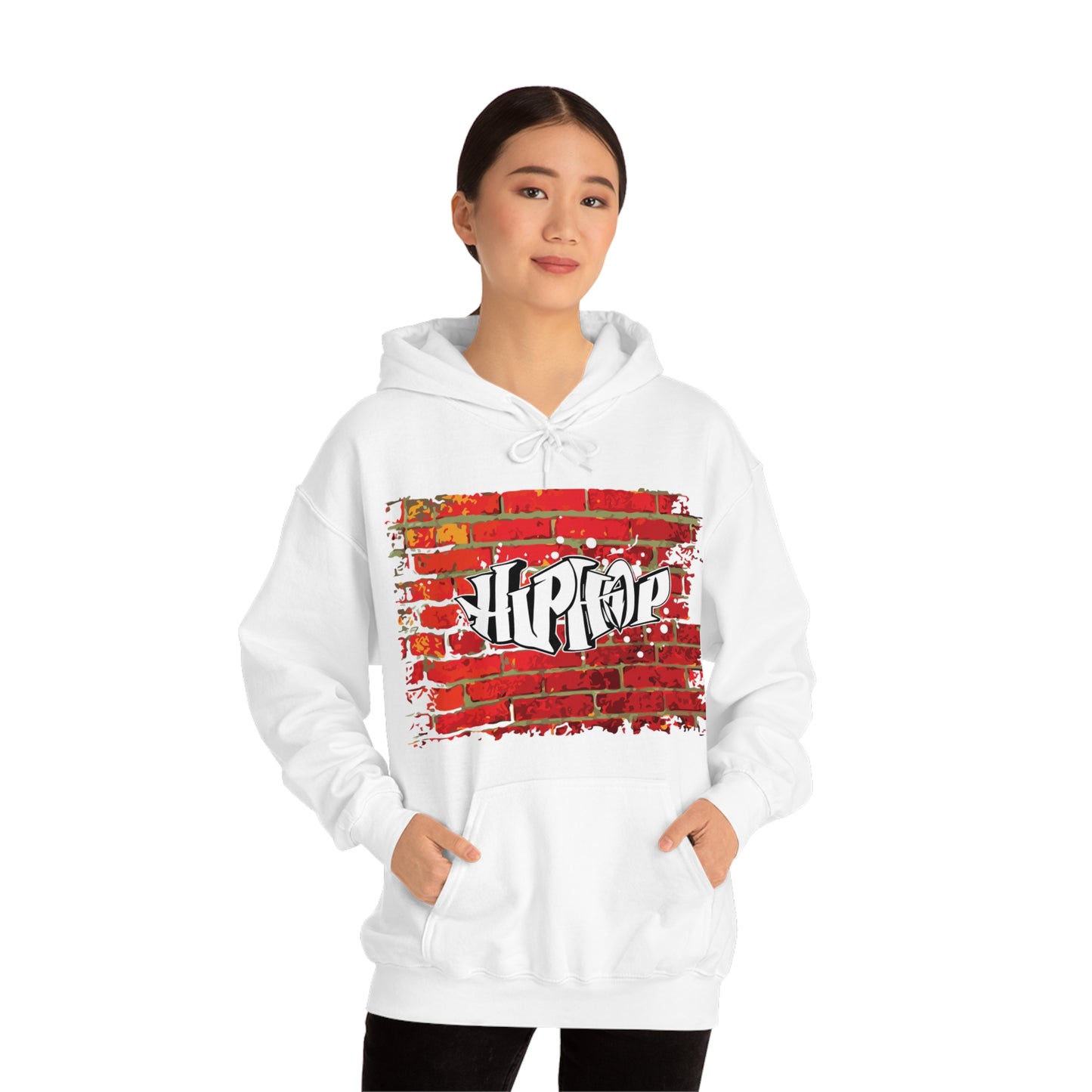 Hip Hop graffiti on the wall Hoodie