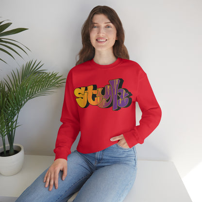 Style colorful graffiti Crewneck Sweatshirt