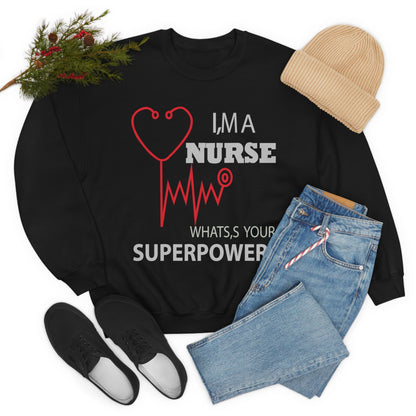 Nurse superpower Crewneck Sweatshirt