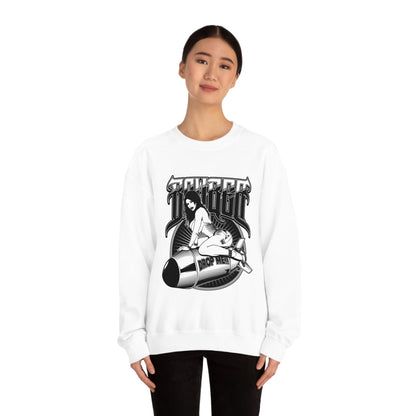 Bomb chick Tattoo Crewneck Sweatshirt