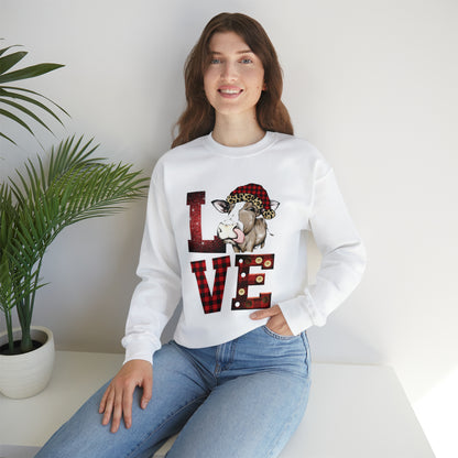 Cow love Crewneck Sweatshirt