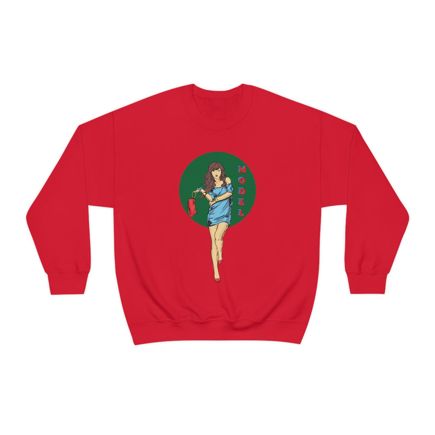 Model girl Crewneck Sweatshirt