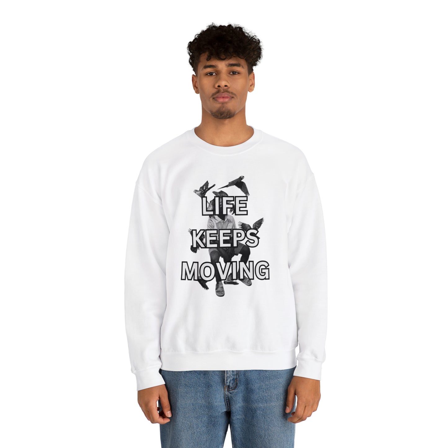 Life Keeps Moving Crewneck Sweatshirt