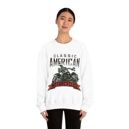 Classic American motorcycles Crewneck Sweatshirt