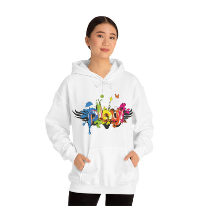 Play colorful graffiti Hoodie