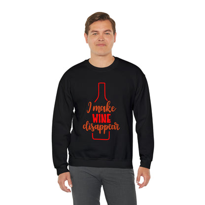 I_make_wine_disappear Crewneck Sweatshirt