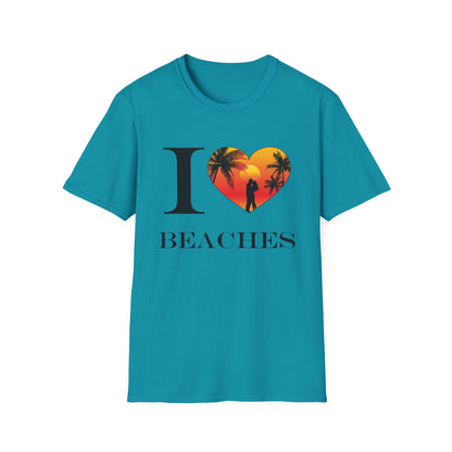 I Love Beaches T-Shirt