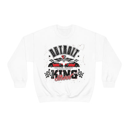 Detroit Street King Crewneck Sweatshirt