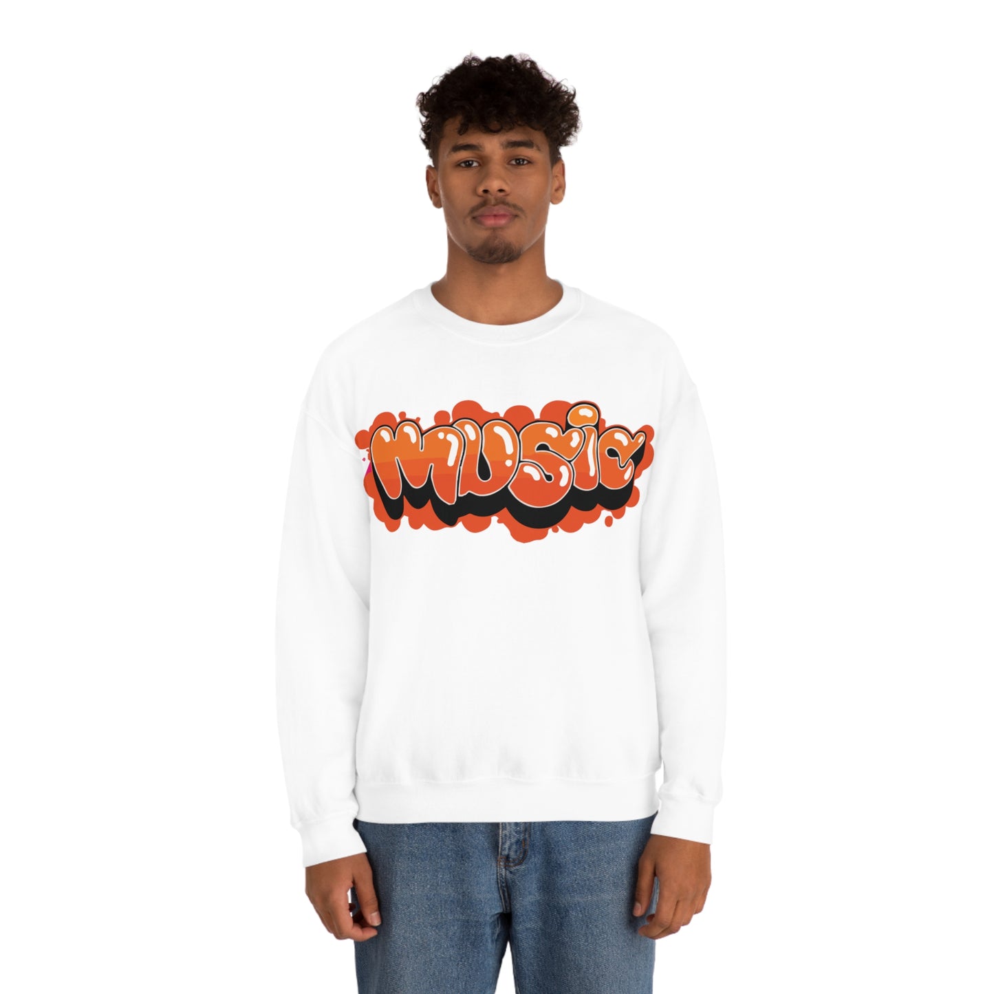 Music graffiti Crewneck Sweatshirt