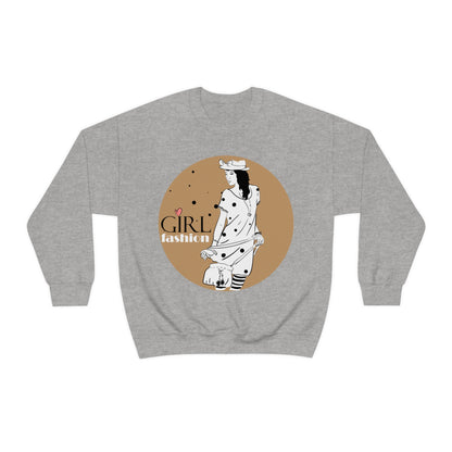 Polka dot Girl fashion Crewneck Sweatshirt