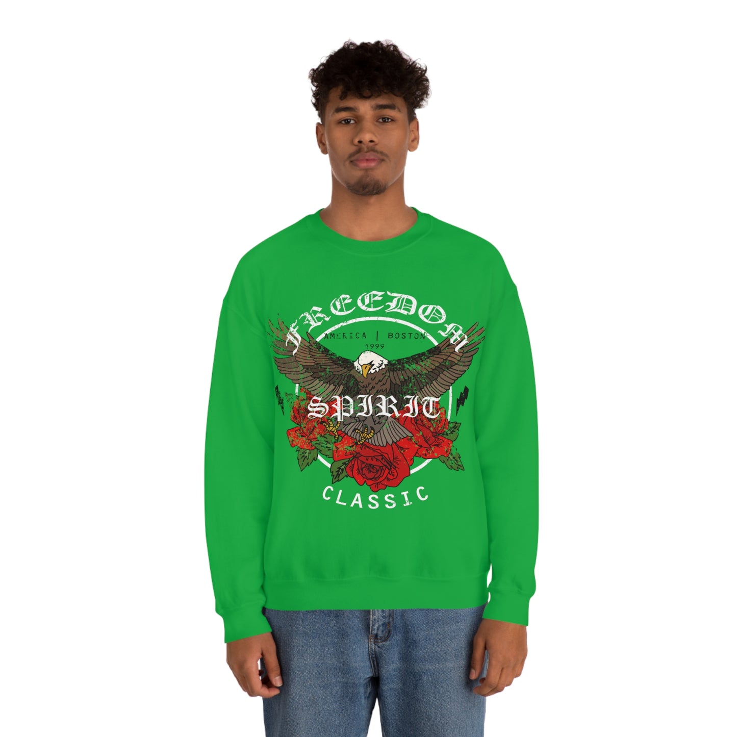 Freedom Spirit Eagle Crewneck Sweatshirt