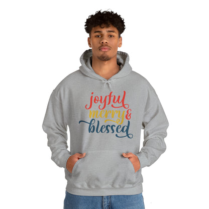 Joyful-Merry-blessed Christmas Hoodie