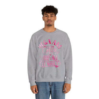 Yoga And Coffee Are All I Need Crewneck Sweatshirt