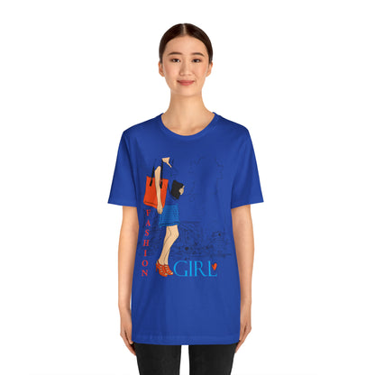 Fashion girl with a bag T-Shirt