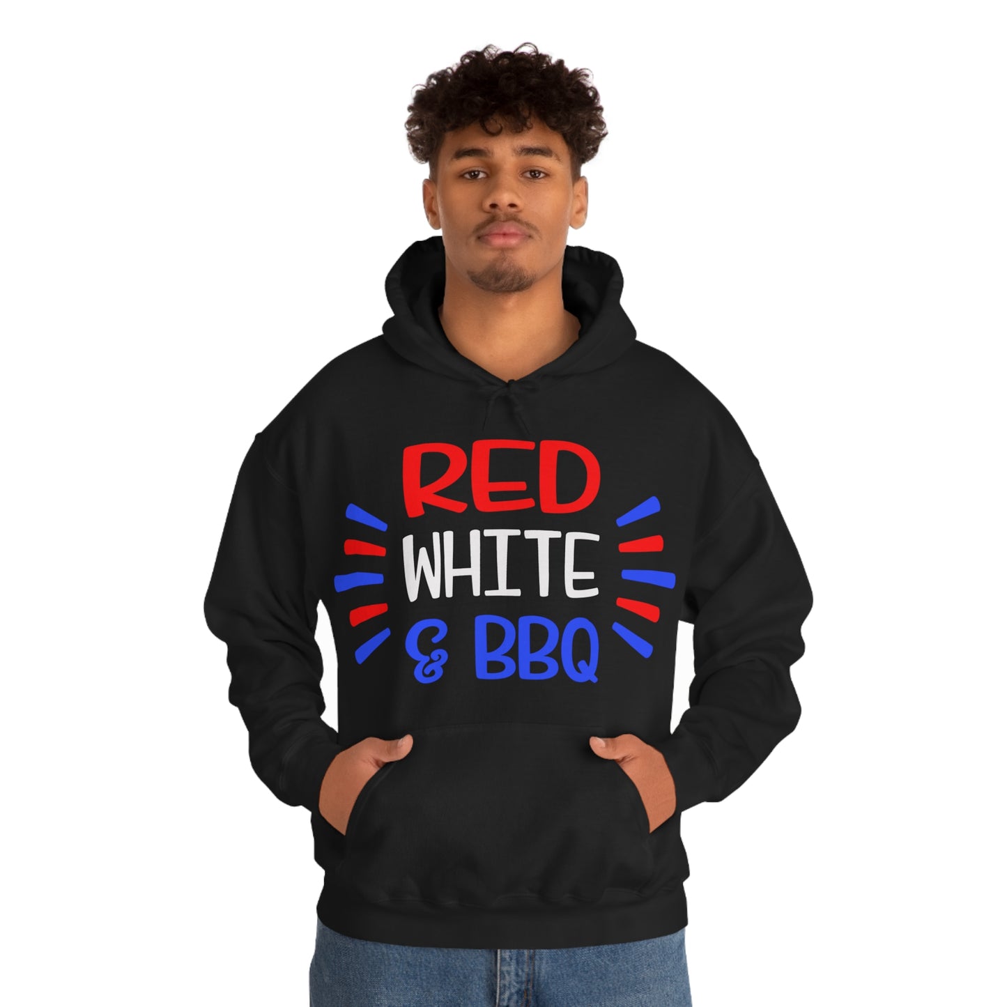 Red White BBQ Hoodie