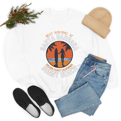 Santa Barbara sunny beach Crewneck Sweatshirt