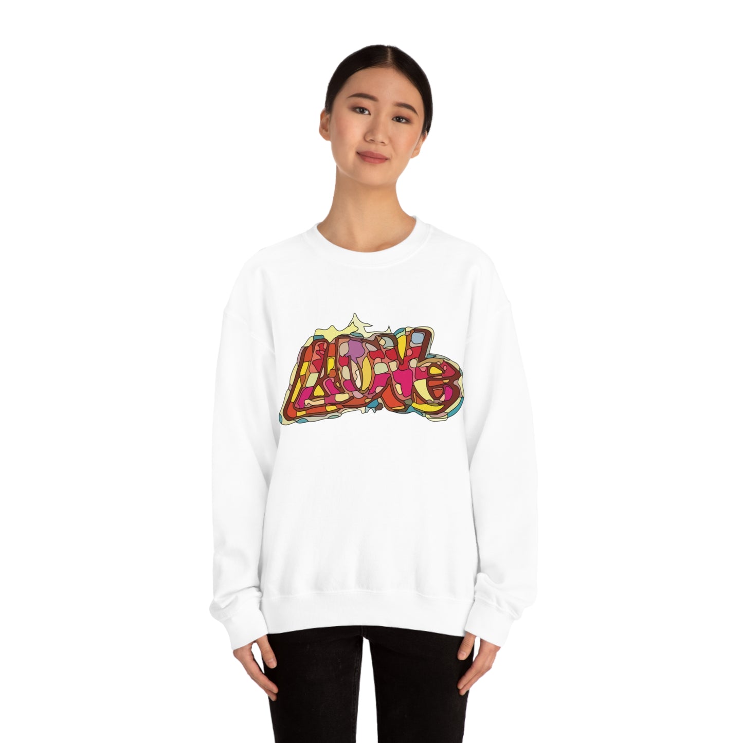 Love in graffiti Crewneck Sweatshirt