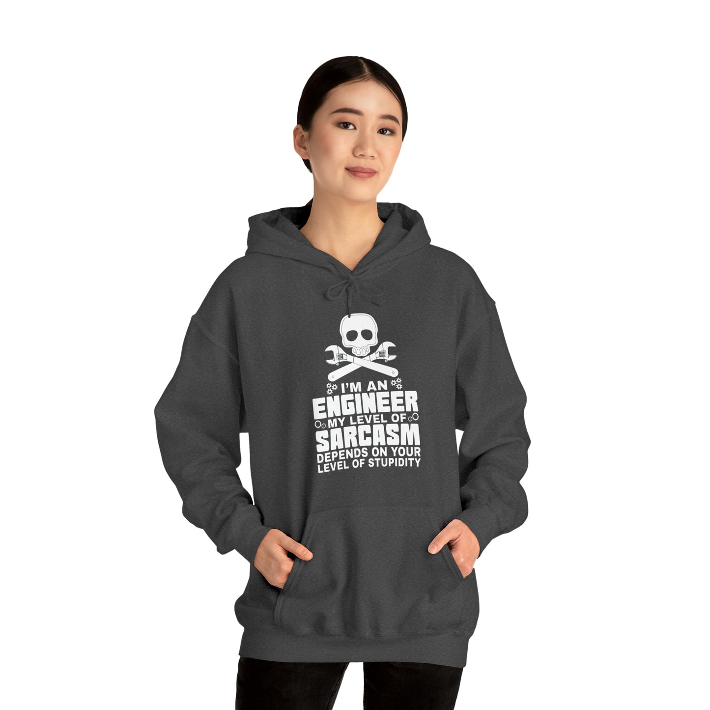 My level of sarcasm depends on you Hoodie