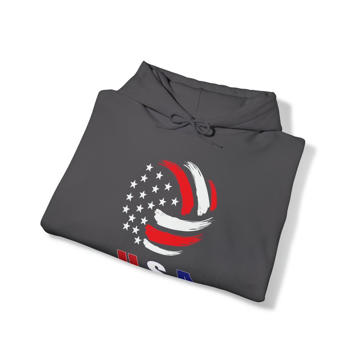 USA Volleyball Flag Hoodie