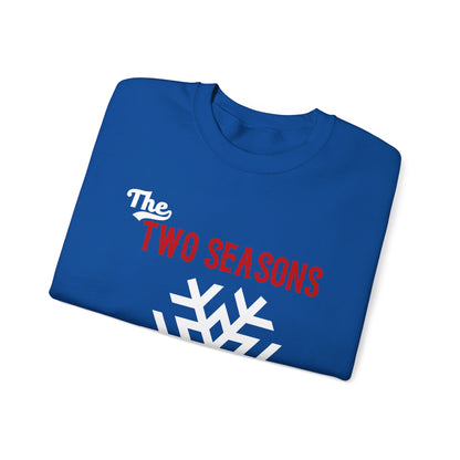 Two Seasons Winter & Baseball Crewneck Sweatshirt